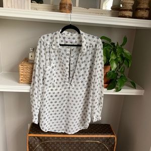 Lucy Love - White Polka Dot Morrison Top Cover-up